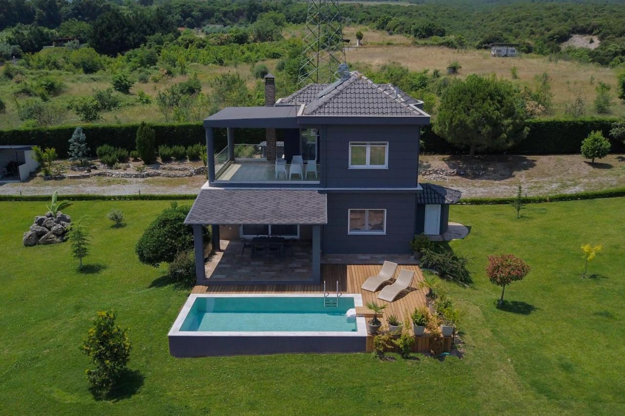 Zeusplace Pool Villa Olympus Riviera Litochoro Exteriör bild