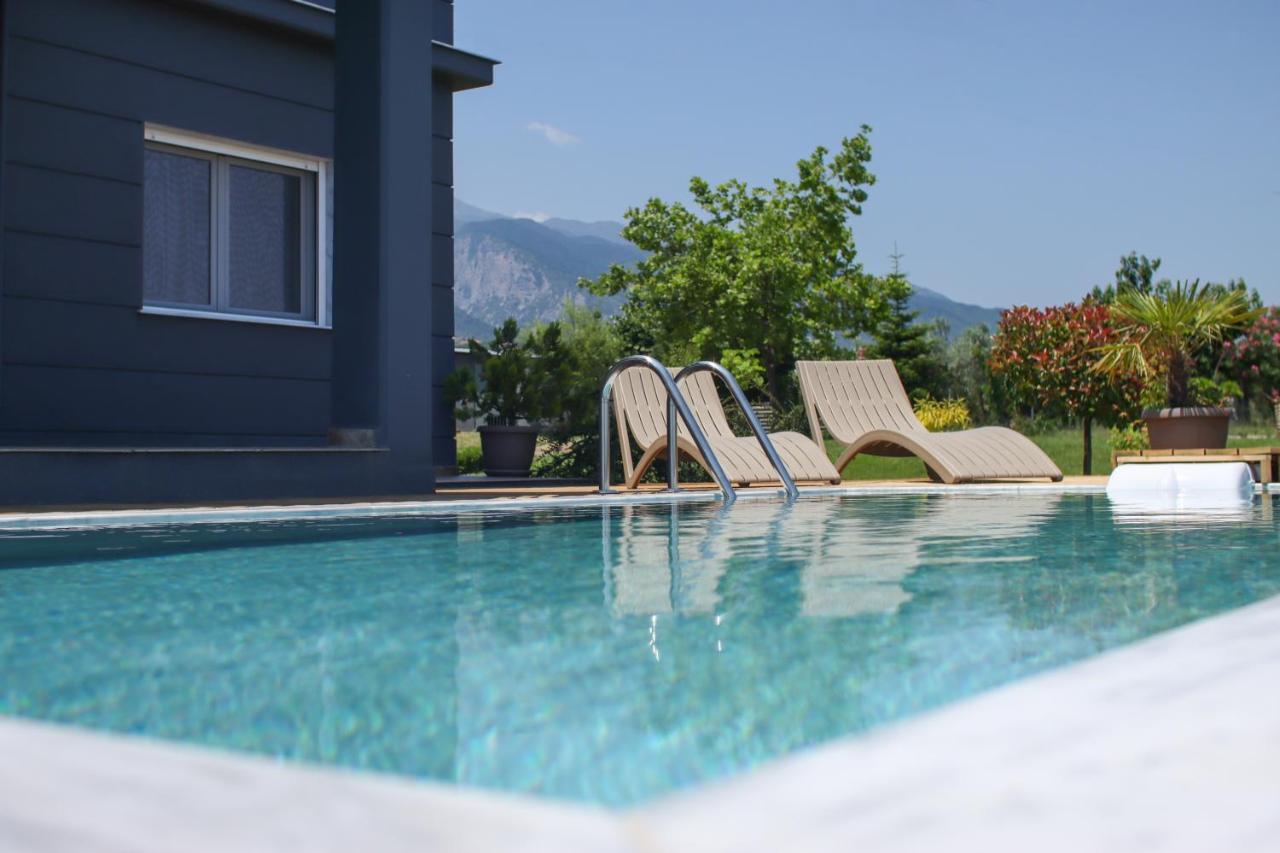 Zeusplace Pool Villa Olympus Riviera Litochoro Exteriör bild