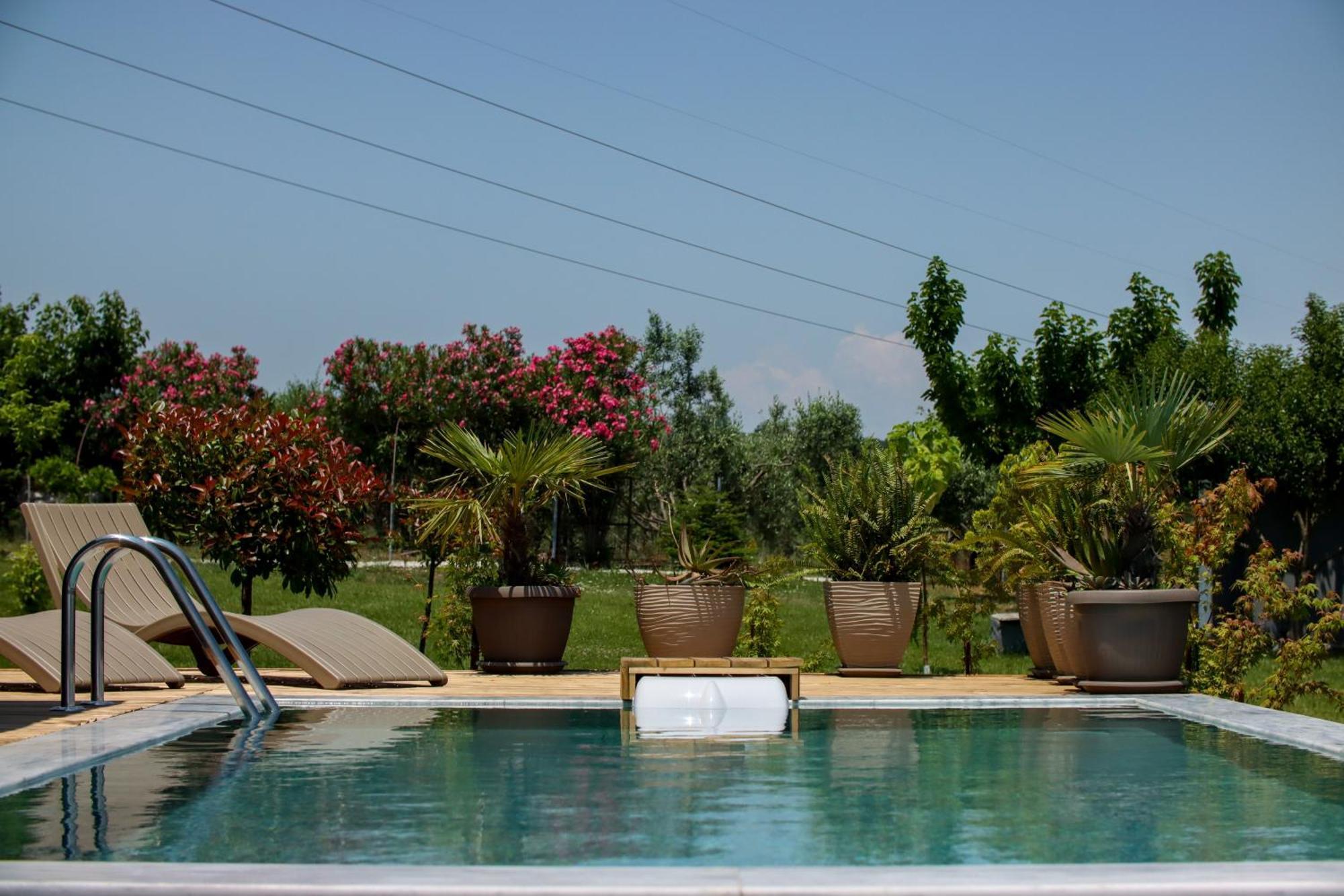 Zeusplace Pool Villa Olympus Riviera Litochoro Exteriör bild