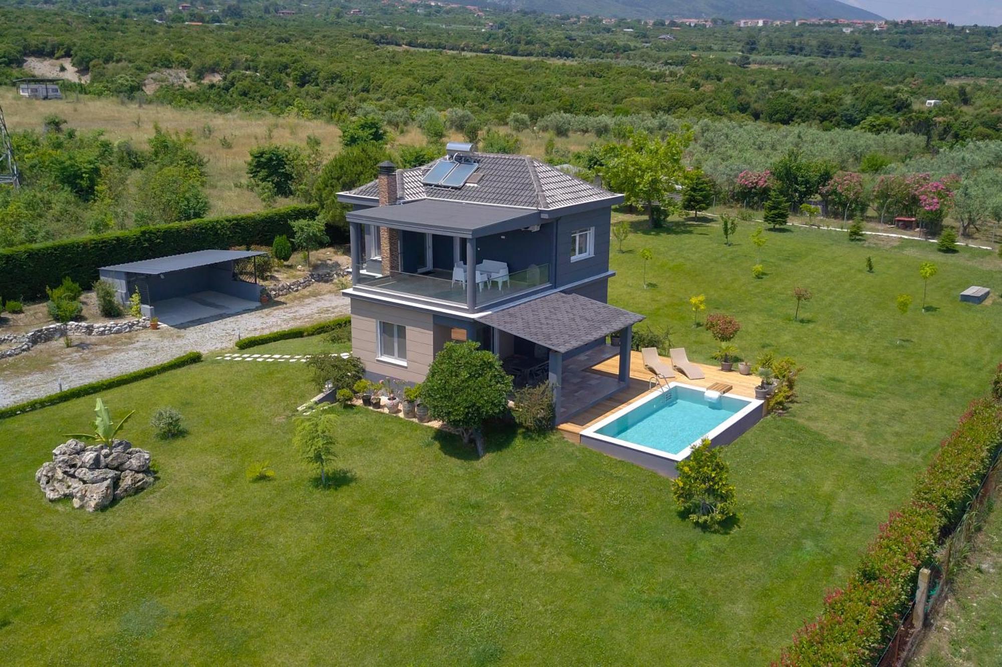 Zeusplace Pool Villa Olympus Riviera Litochoro Exteriör bild